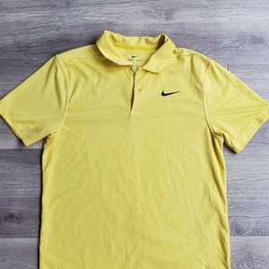 Nike Golf Yellow Polo Small